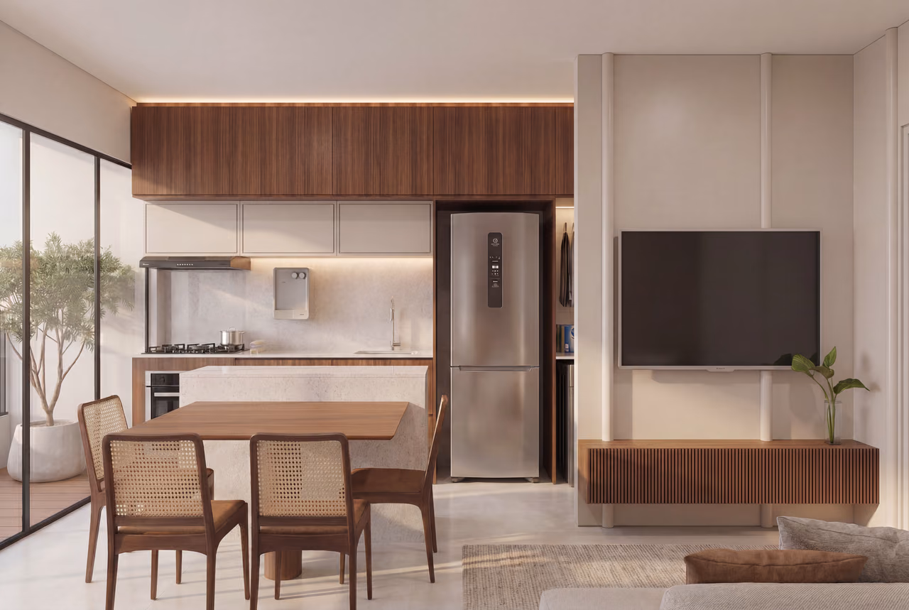 Apartamento - Cozinha integrada