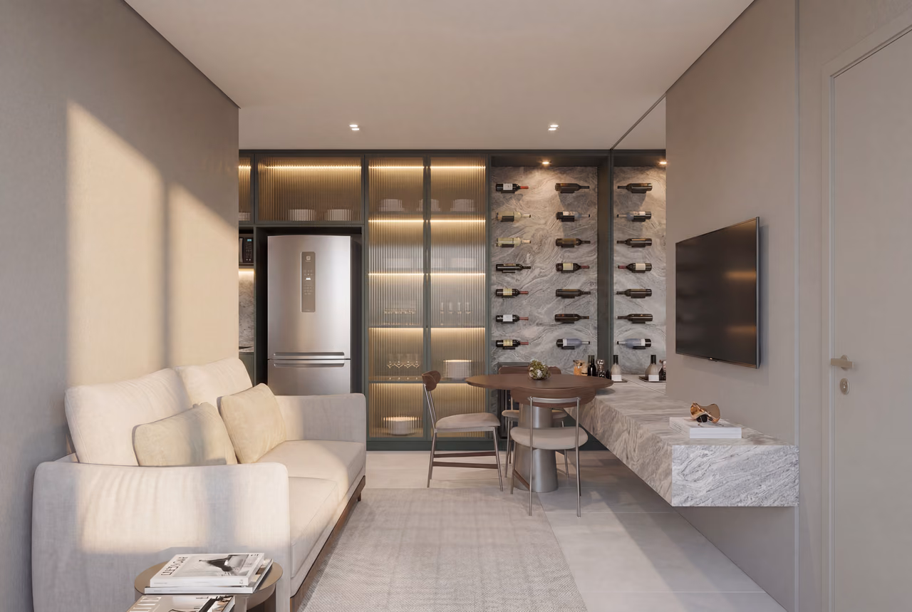 Apartamento - Sala de estar