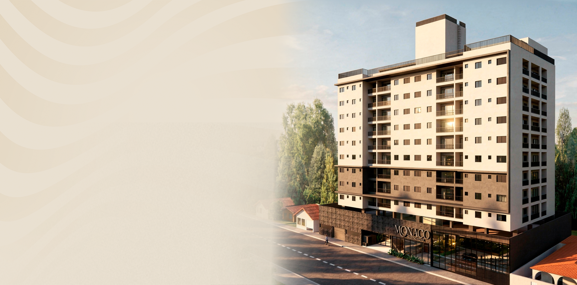 Fachada do Monaco Residencial